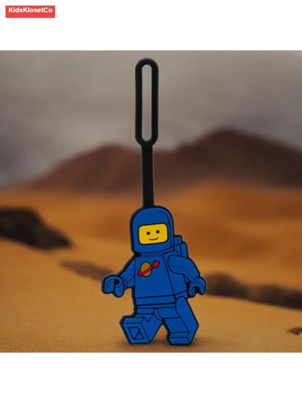 LEGO Spaceman Silicone Bag Tag Travel Luggage Accessory Officially Licensed